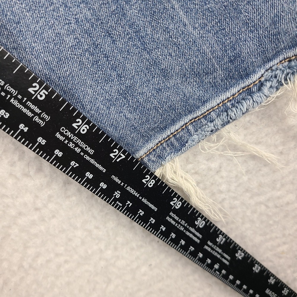 Judy Blue Jeans‎ Womens 7/28 Blue Boyfriend Fit Distress Light Wash Denim - Picture 7 of 13